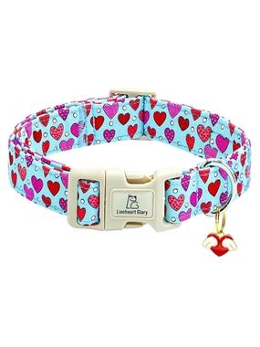 Lionheart Glory - Cute Heart Pattern Small Dog Collar